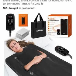 Sauna Blanket, Sauna, Portable Sauna for Home, 86-158℉, 20-60 Minutes Timer, 6 ft x 2.62 ft
