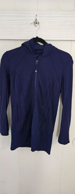 Lululemon Navy Blue Full-Zip Hoodie