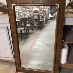 Drexel Accolade Mirror Vintage Retro Boho Brass MCM