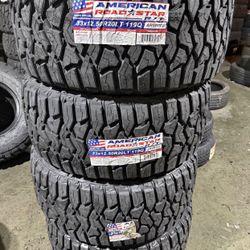 33x12.50R20 American RT 4 New Tires Installed And Balanced 