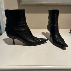 Jimmy Choo Black Leather booties