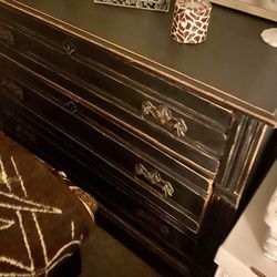 Black Antique Dresser