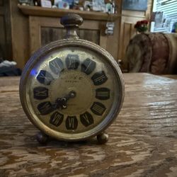 Vintage Saxony Mechanical Alarm Clock