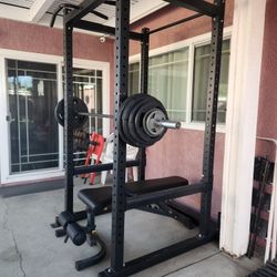 Complete Heavy Duty Home Rack Gym Equipment