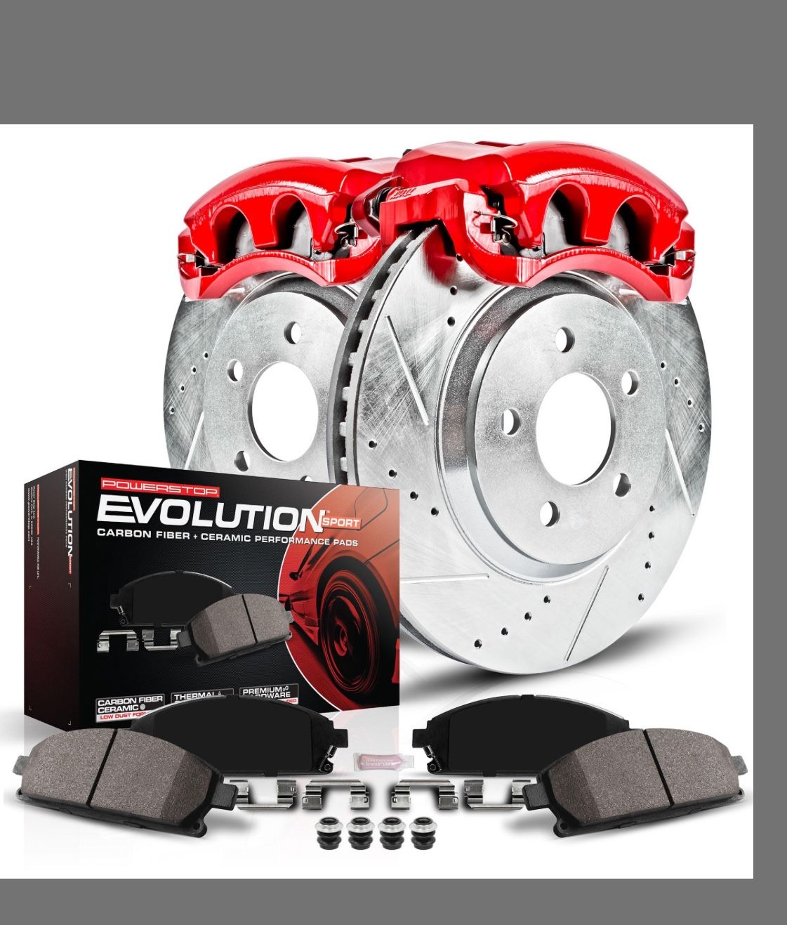 Honda Civic 2012- 2015 Power Stop Brake Pads,rotor,caliper Front KC6766z23