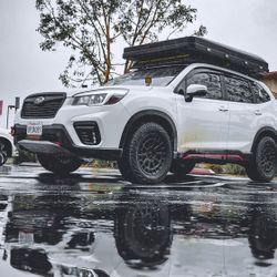 2019+ Subaru Forester 3/16" Front Skidplate with lip and oil hole for easy oil service