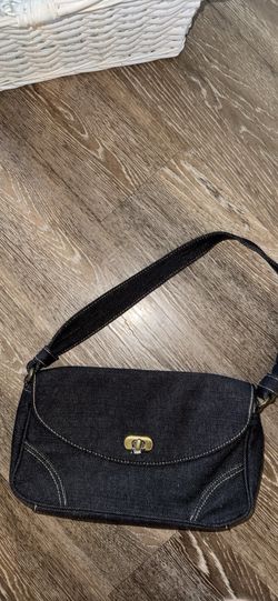 denim shoulder bag