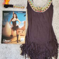 Adult Pocahontas Halloween Costume Size Small