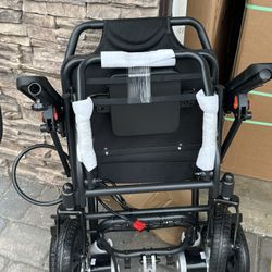 Electric Wheelchair Lightweight Folding Wheelchair for Adults Seniors Black