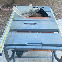 Ridge 10in Tablesaw With stand