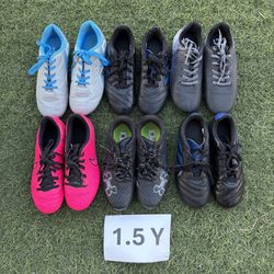 1.5Y Youth Kids Cleats Soccer Baseball Softball Football