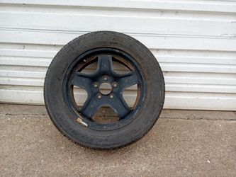 215/55/15 93H On GM 5 Bolt Steel Wheel