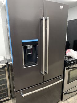 Kitchen aid French door dark stainless