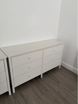 IKEA KILBERGET 6-Drawer Dressers – White | Excellent Condition