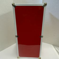 Vintage American Girl Doll Wardrobe Storage Trunk Pleasant Company Handle - Red