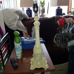 Antique White Lamp