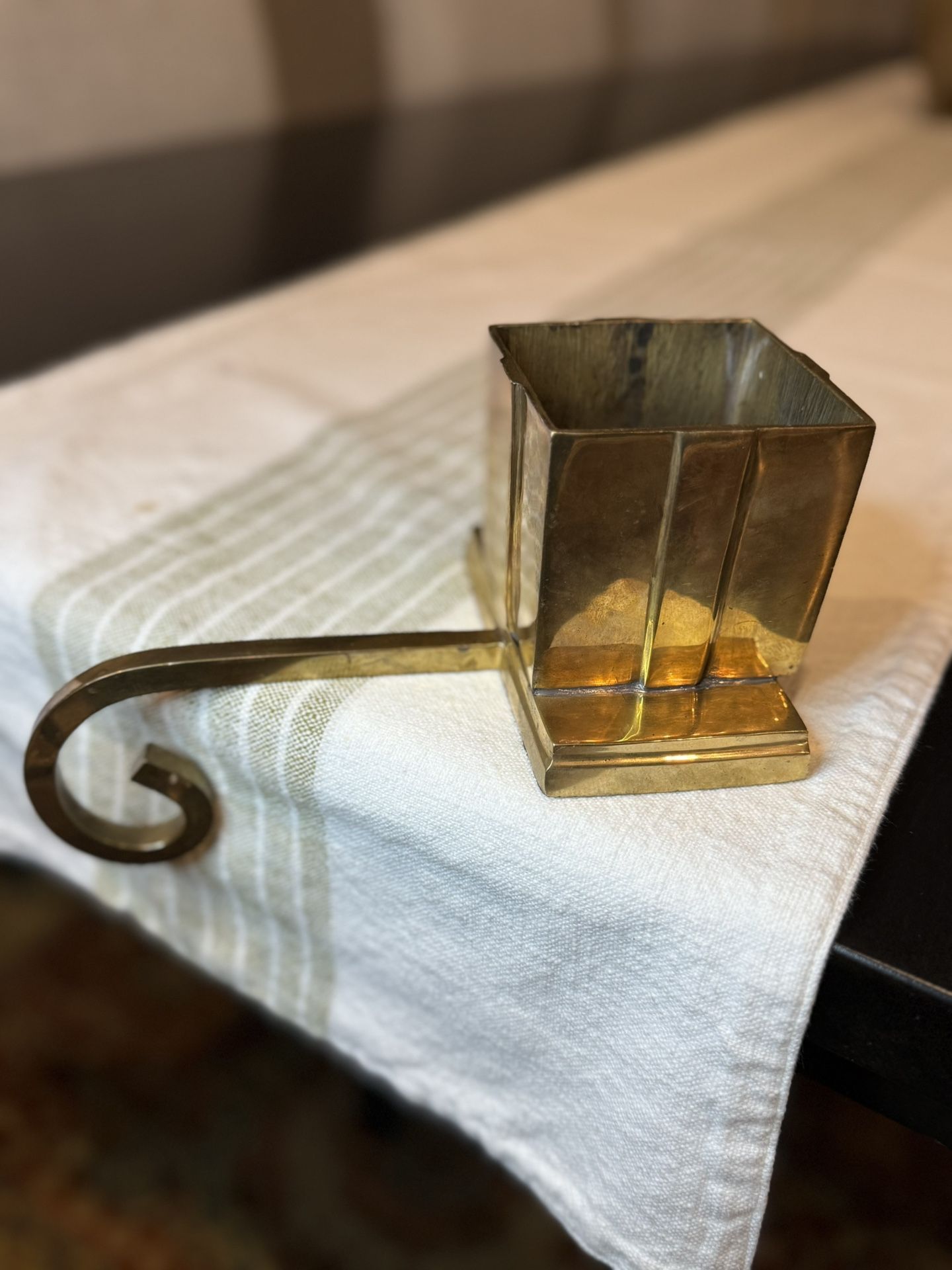 π₯ Vintage Brass Match Holder / Decorative Accent β Unique & Elegant! π₯