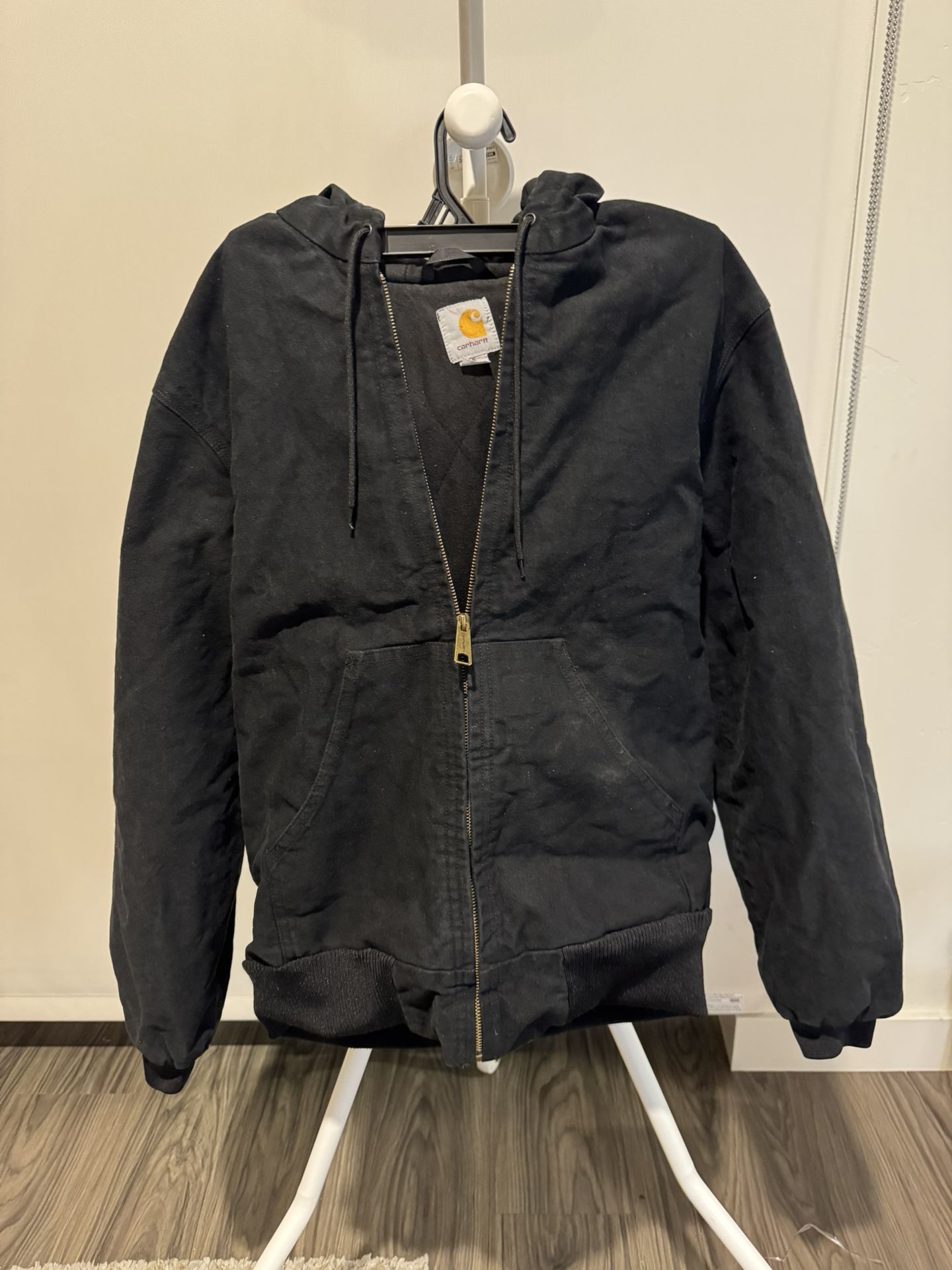 Carhartt Black Duck Canvas Work Jacket Men’s Size S – , Heavy Duty