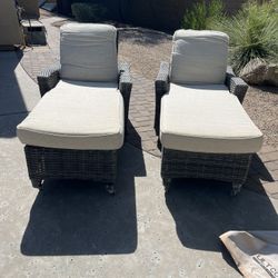 Two Patio Loungers From Todays Patio