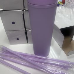 Light Purple Skinny Tumblers 