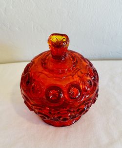 vintage le smith moon and stars compote (qty1) amberina Thumbnail