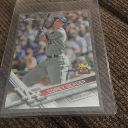 Baseball Card 2017 Topps Chrome Corey Seager Rookie Cup 