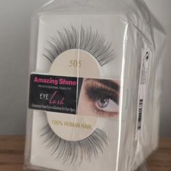 Amazing Shine Eyelashes 100% Human Hair 