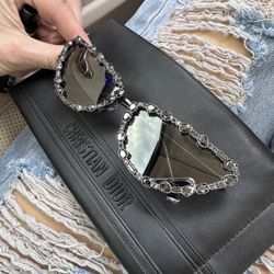 Christian Dior Miss Dior B1U Swarovski Crystals Embellished Black