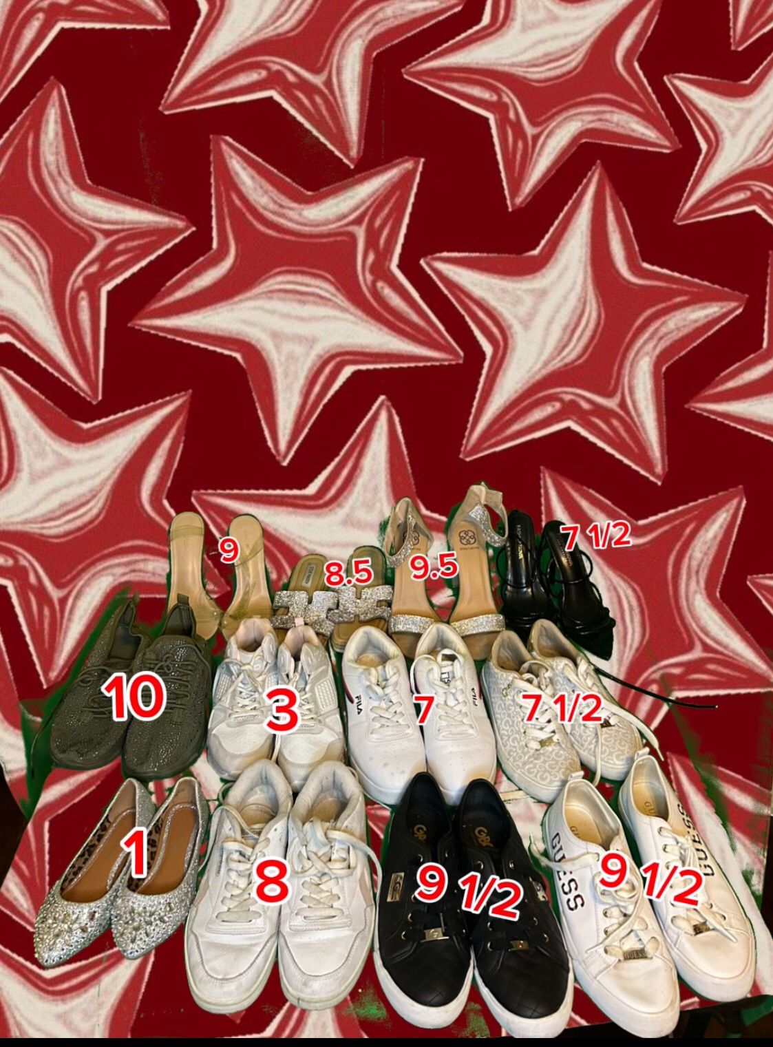 14 Pairs Of Shoes