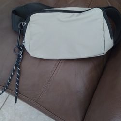 Brand New nylon bum, sling bag / purse with removable keychain & dust bag