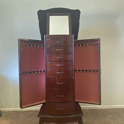 Antique Jewelry Cabinet