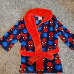 Boys Spider-Man Robe Size 2T