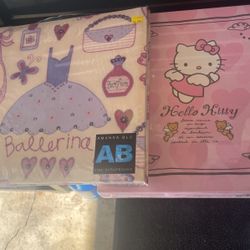 Ballerina & Hello Kitty Scrapbook New 
