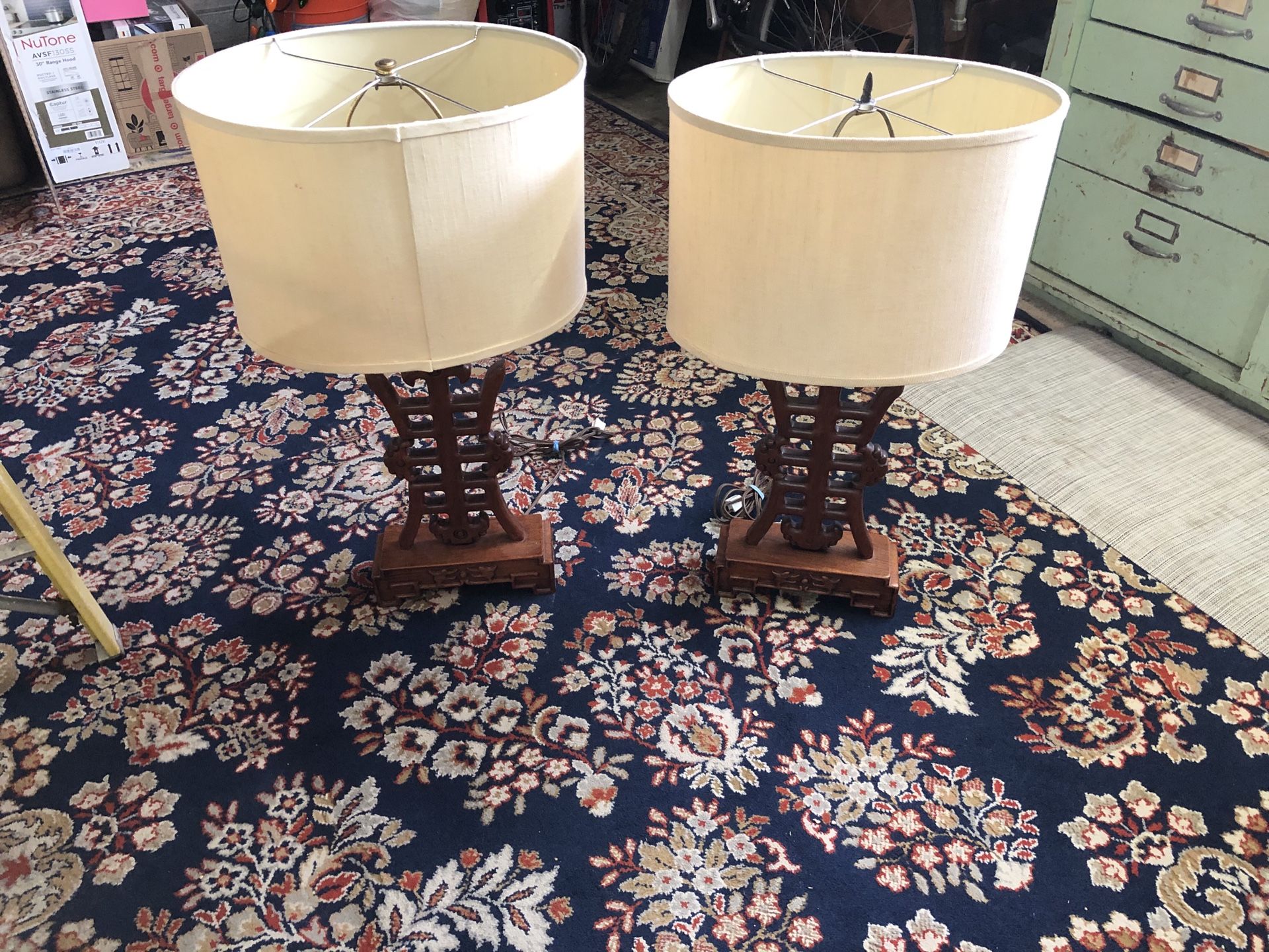 Rosewood lamps