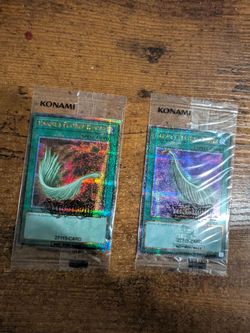 Yu-Gi-Oh Harpie's Feather Duster Promo Cards x2