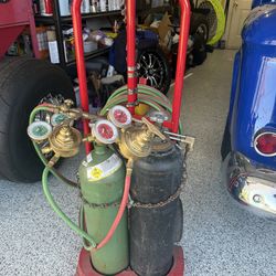 Cutting Torch Setup - Needs Regulator