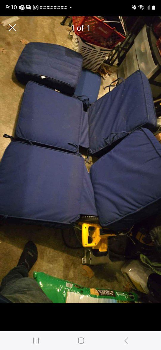 Navy Seat Cushions