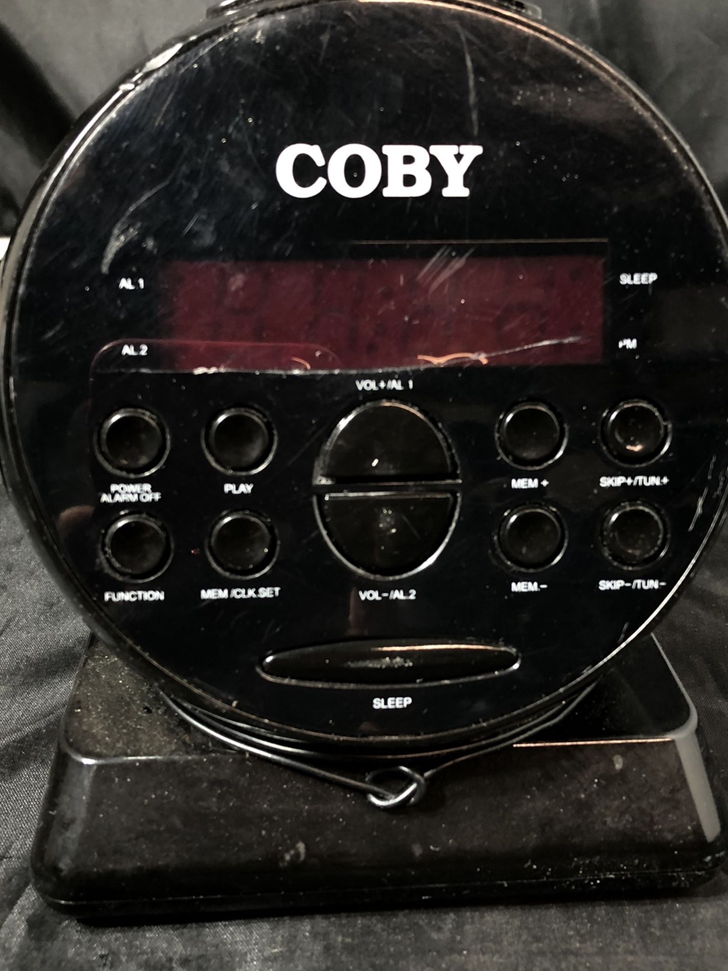 Coby Radio Alarm Clock with iPhone dock