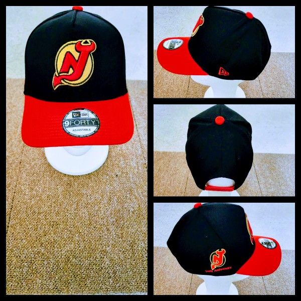 NEW JERSEY DEVILS NHL HOCKEY π SNAPBACK HAT.