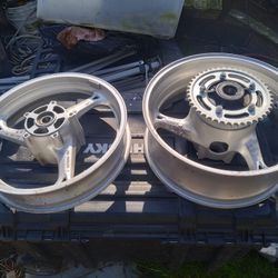 Hayabusa Wheels And Rear Swing Arm W/Shock