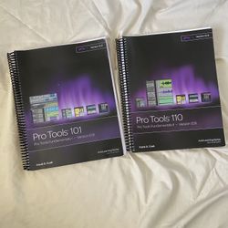 Pro Tools 101 & 110 Fundamentals I & II - Version 12.8 Textbooks