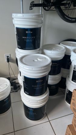 5 gal. Ultra Pure White Satin Enamel Exterior Paint & Primer