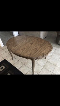 Wood table