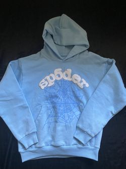 Sky Blue Sp5der Hoodie