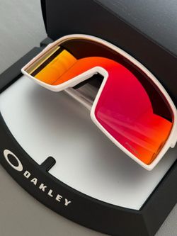 Oakley Sutro Sunglasses 009406 Matte White / Orange Lens / PRIZM