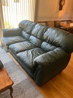 Leather couch