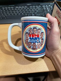 1992 Official USA Basketball License Product USA Olympic Basketball Team Mug