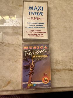 Lot of 2 Latin Music Cassette Tapes
