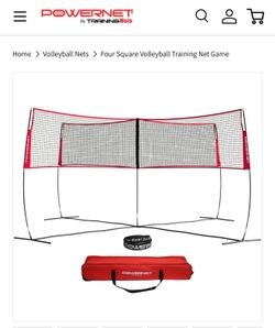 Powernet four square volleyball practice net