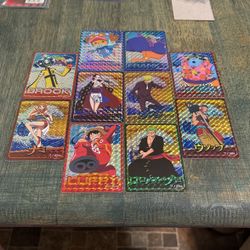 One Piece 10 Sticker Lot